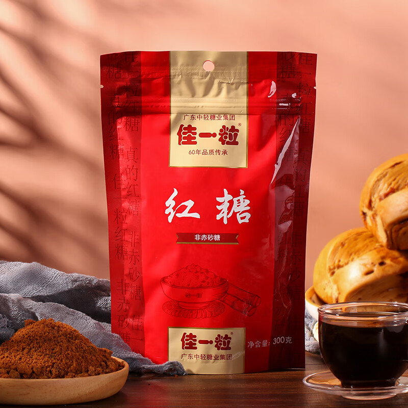 佳一粒300克纯甘蔗红糖*1包赠品(旧日期) 300克红糖粉赠品