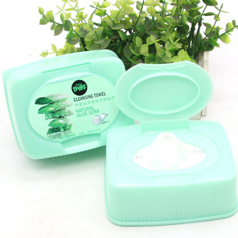 人鱼公主人鱼公主芦荟胶原液补水卸妆湿巾无刺激轻松卸除脸眼唇部