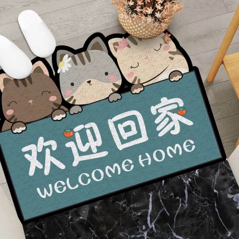 垫吸水速干脚垫子地垫软垫入户室内薄欢迎回家入门门内房 欢迎回家377