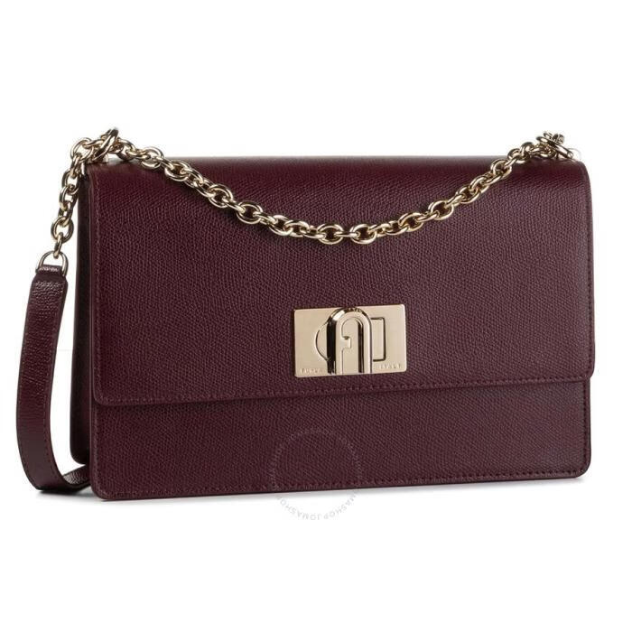芙拉(furla)女士斜挎包红色压纹1927小方包简约百搭1064446-bafi-are