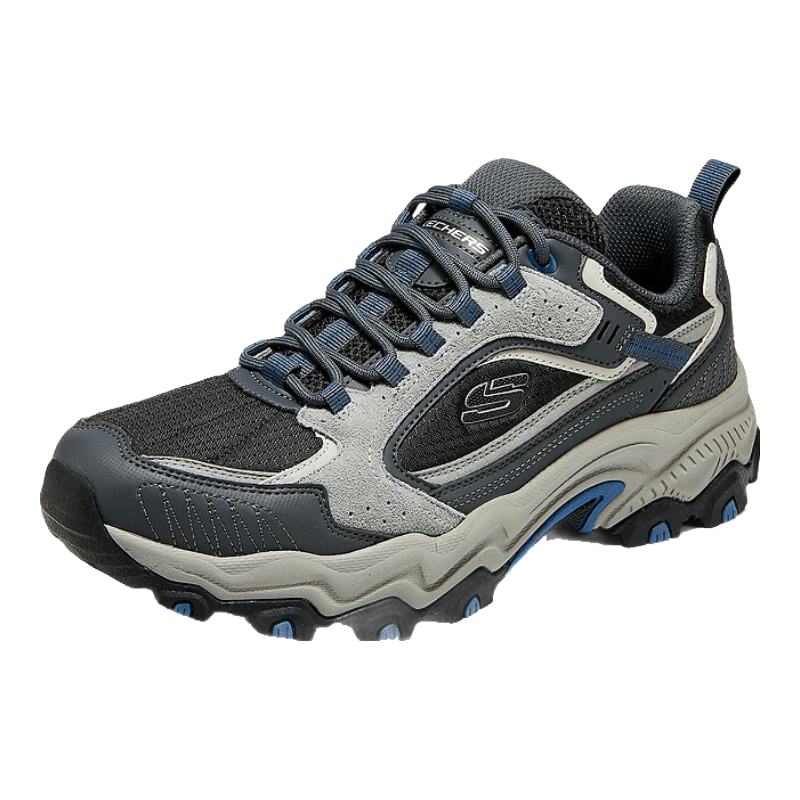 斯凯奇（Skechers）男鞋春户外防滑耐磨登山鞋徒步鞋软底休闲运动鞋237630