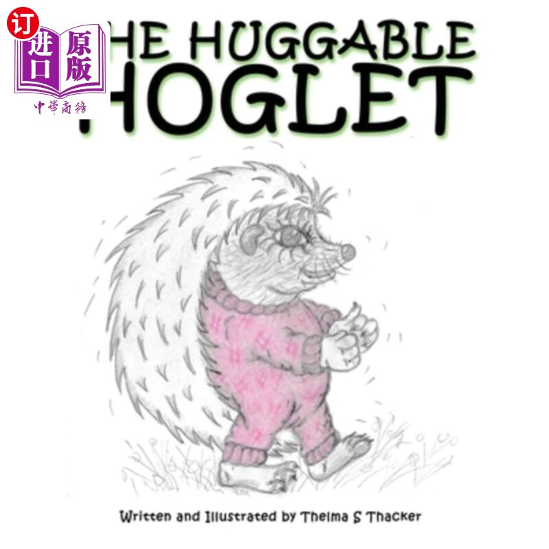 海外直订the huggable hoglet 可拥抱的小猪
