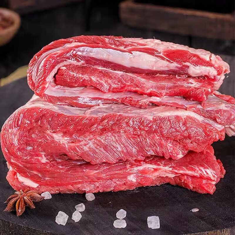 鲜闻果原切牛腩肉新鲜不注水精修鲜牛肉农家散养红烧大块牛腩肉食材 .原切牛腩 5斤装属于什么档次？