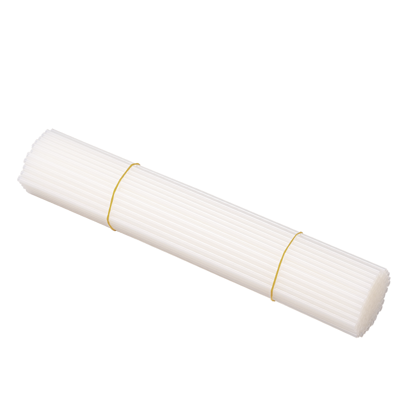 得力（deli）GB100 财务装订机专用透明装订铆管 适用手动机型 Φ4.8mm*300mm 100支/盒装