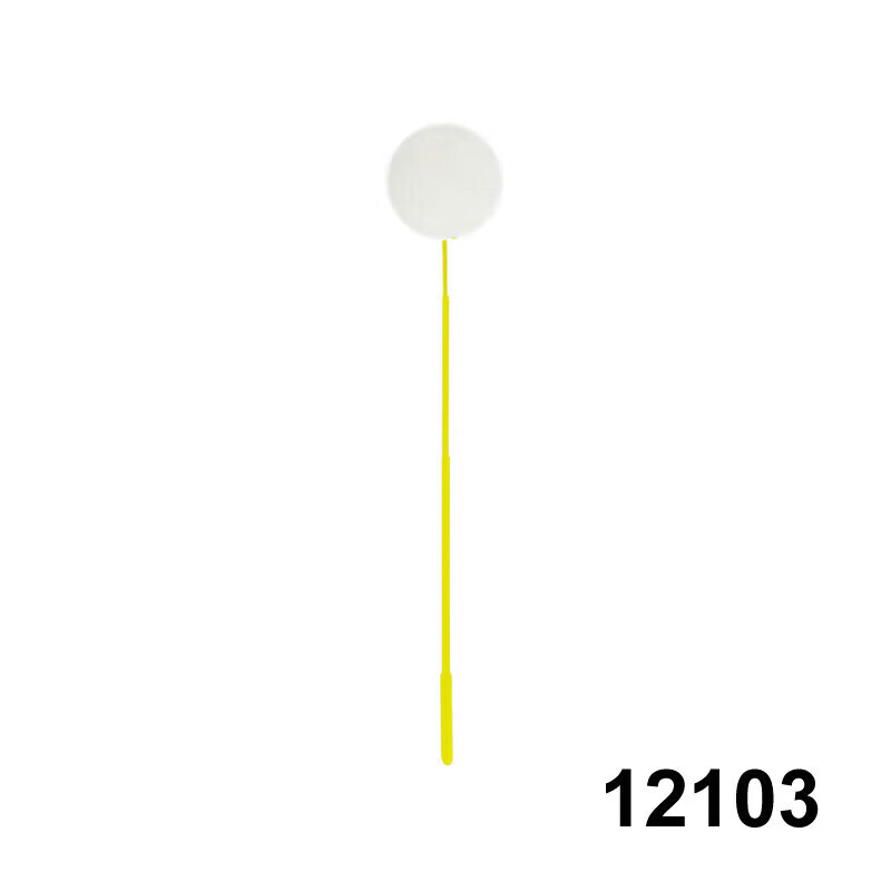 田田貓毛絨小球逗貓棒逗貓桿耐抓耐咬逗貓器寵物貓玩具 白色逗貓棒