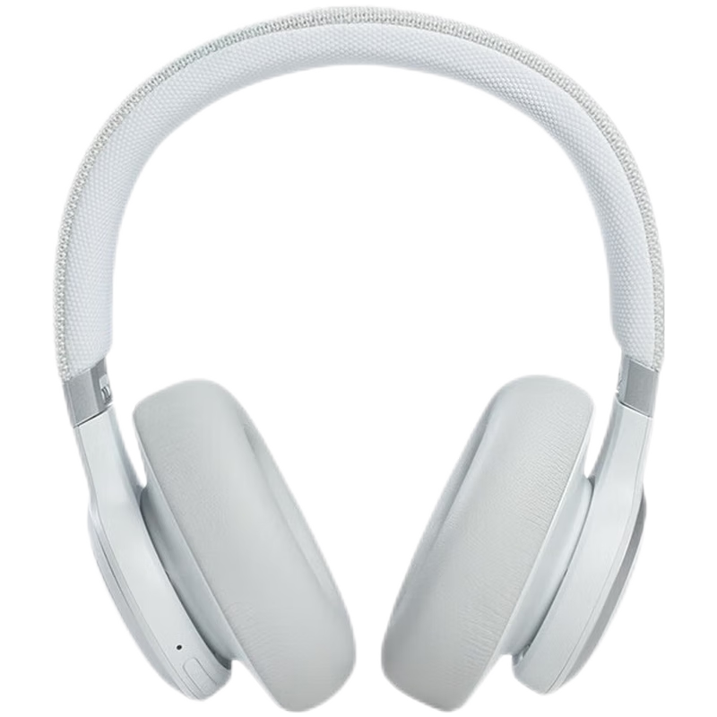 JBL LIVE660NC 头戴式无线蓝牙耳机自适应主动降噪立体声音乐游戏带麦通话耳机手机笔记本通用 珍珠白10033952085006