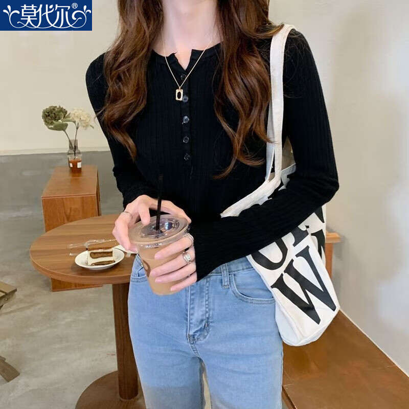 ���ڲ�����Ī����2024�ﶬ�¿�ins����С���Ӵ������ϵ�����ٴ���֯��Ů�������� ��ɫ L