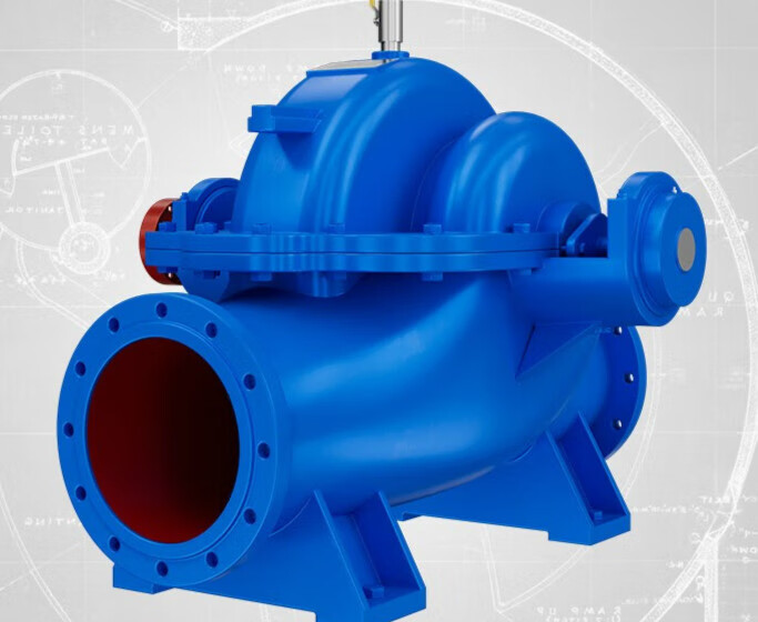 定制中开单级双吸离心泵高扬程农用灌溉防洪排涝大型柴油机抽水泵 150