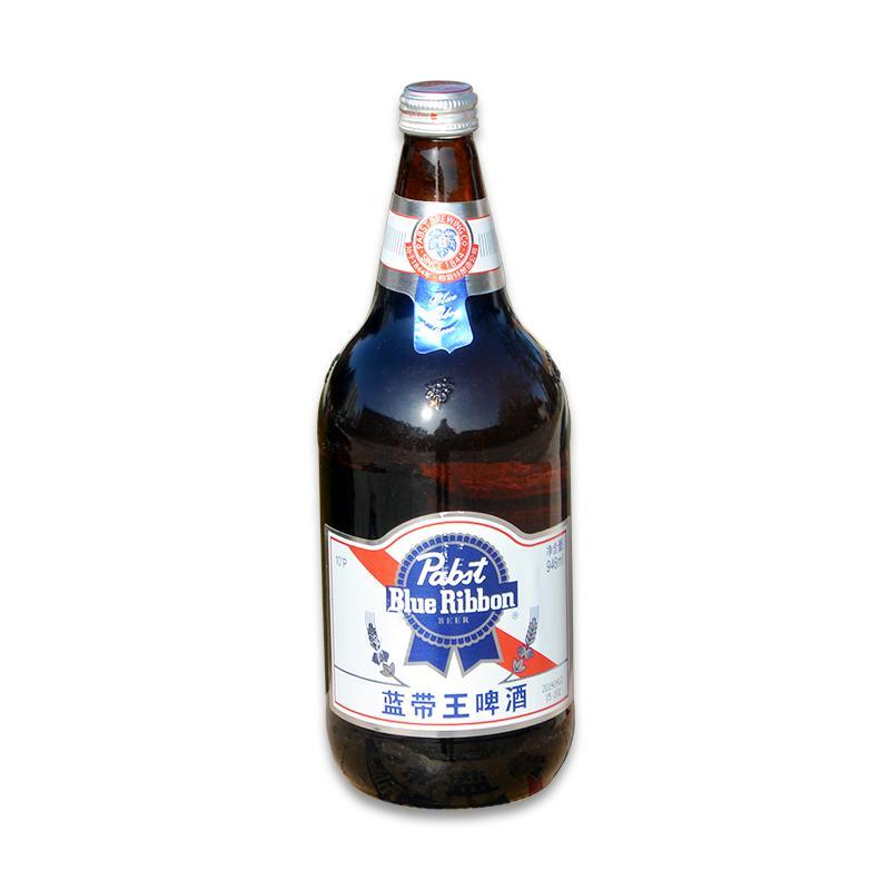 fghgf蓝带王啤酒blue ribbon蓝带王啤酒946ml*6瓶 经典精酿啤酒大包装