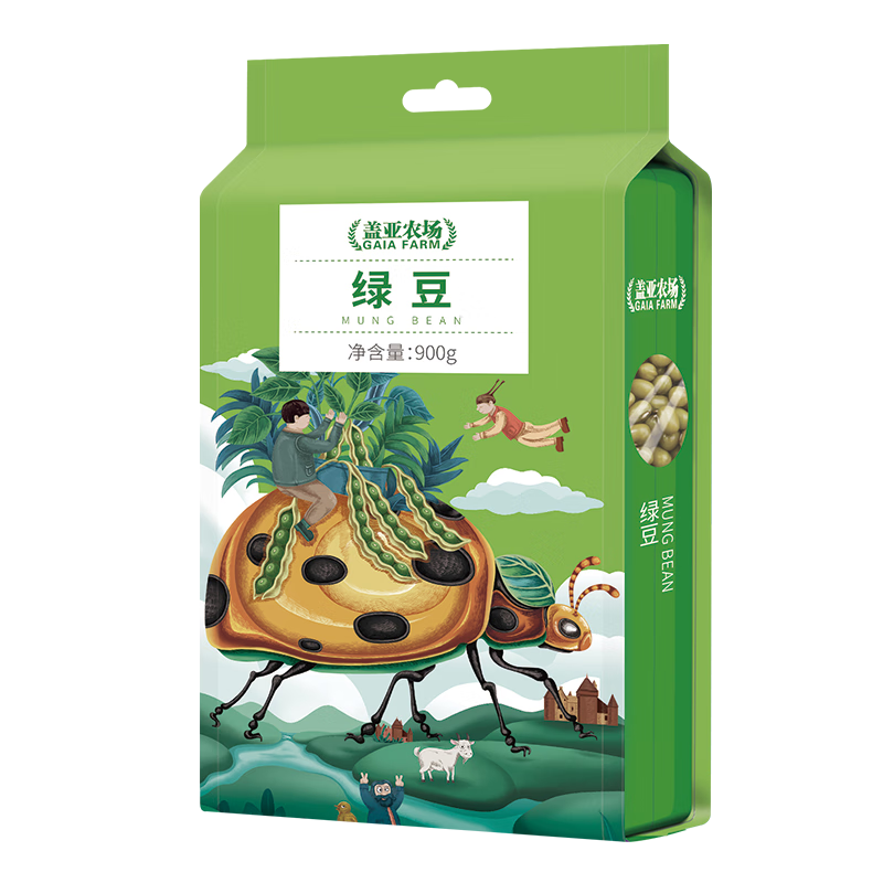 ����ũ����Gaia Farm���̶� 900g ���ɷ���ѿ�򶹽����װ�� �̶�900g*1�� 12.9Ԫ