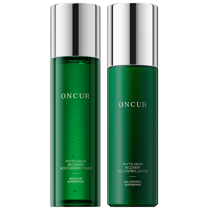 安修泽（ONCUR）40%油橄榄水乳套装舒缓修护保湿修红控油150+120ml三八节礼物