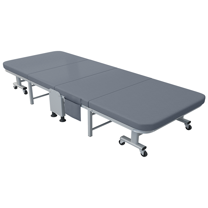 瑞仕达(Restar)折叠床单人办公室午休午睡床医院陪护床居家备用床科技布四折海绵床头部可调节90cm