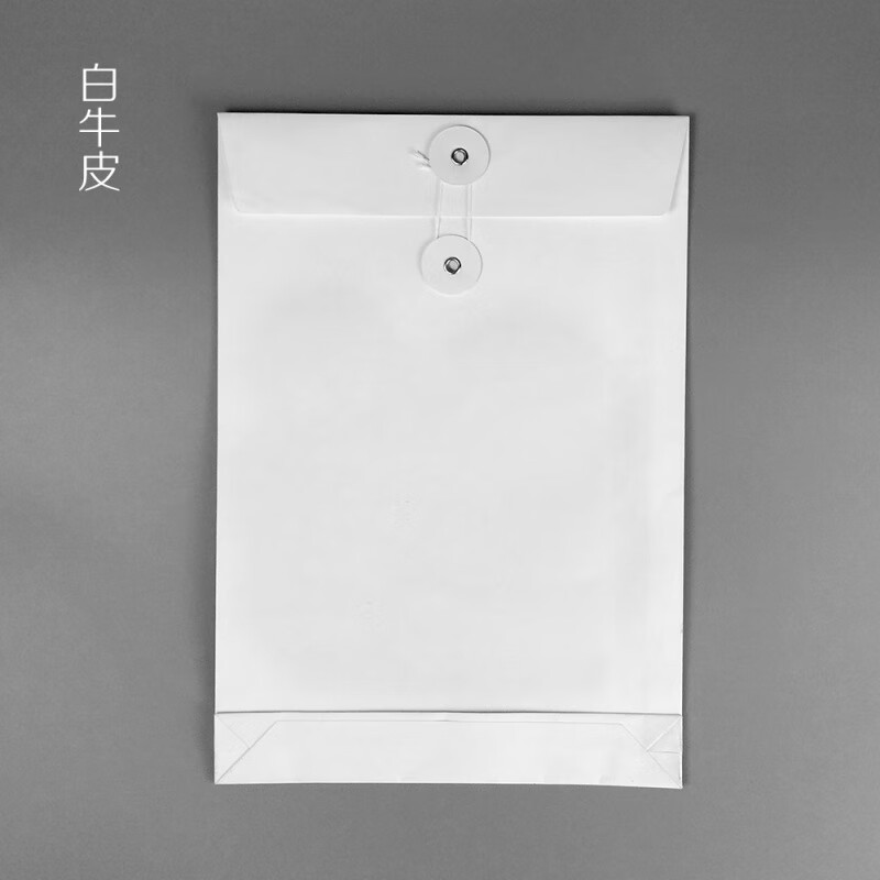 牛皮纸新简约 file办公加厚白版a4空白版公文袋10个 白色 10个白(200g