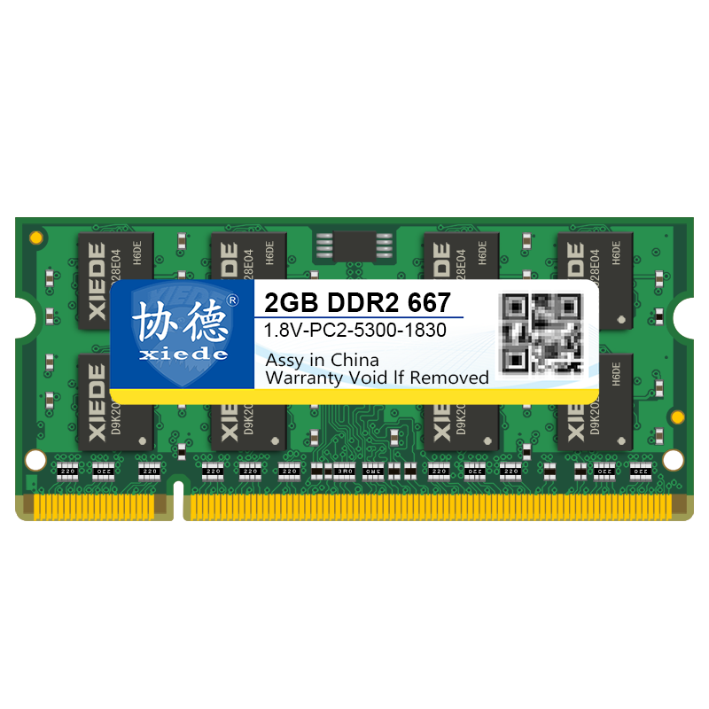 Э (XIEDE)DDR2 667 2G ʼǱڴ ˫ڴ2g ֧˫ͨ 39.98Ԫ