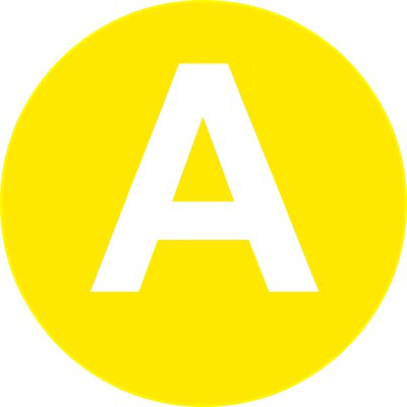 【标识贴】大号圆形6.