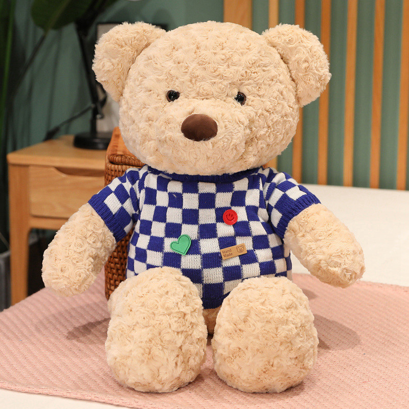 网红潮流毛衣泰迪熊毛绒玩具泰迪大熊熊猫公仔大号狗熊抱抱熊布娃娃