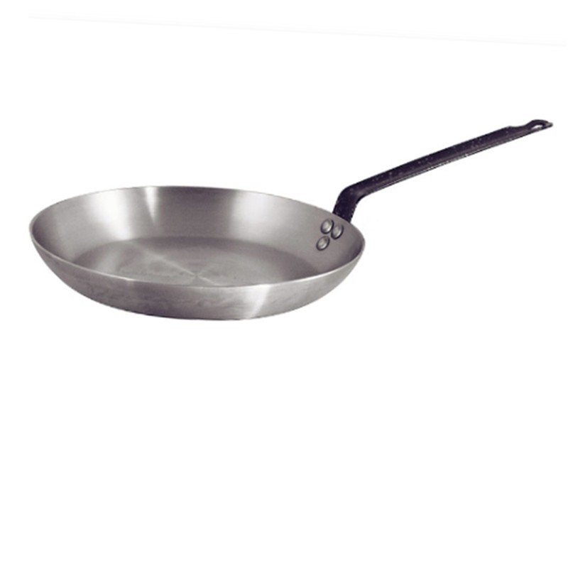 derartu原生态碳钢煎锅平底锅牛排煎锅