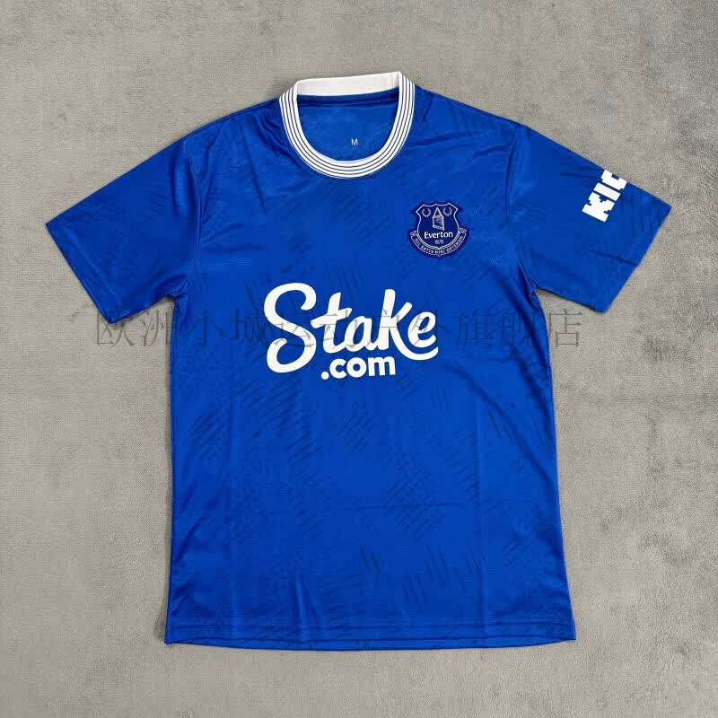 猴括赛2425赛季埃弗顿球衣主场短袖套装足球服 football jersey shirt