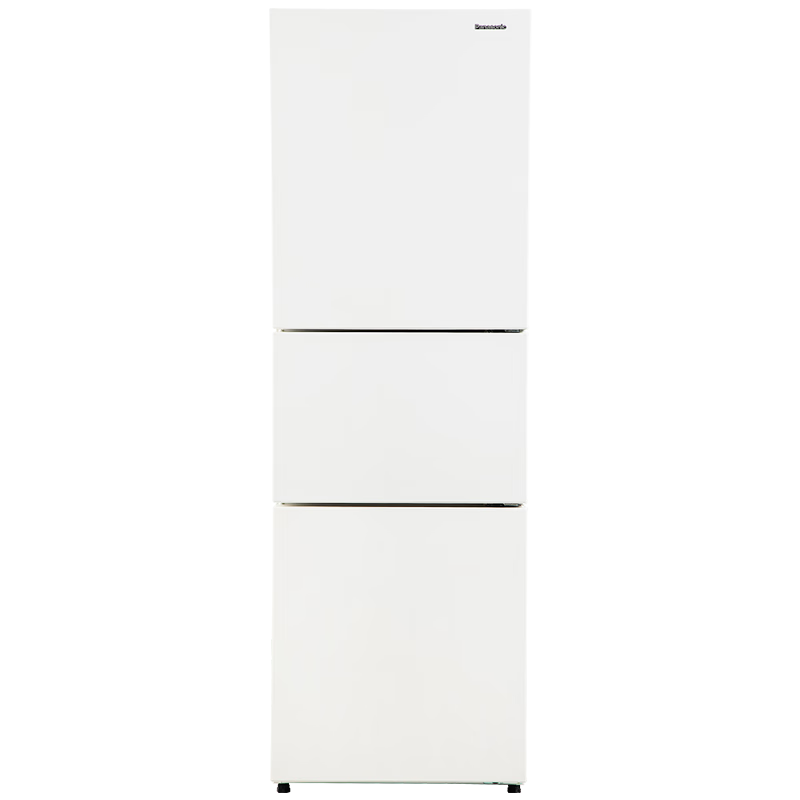 Panasonic 松下 磨砂白色270升家用三门冰箱 60cm超薄小 自由嵌入式