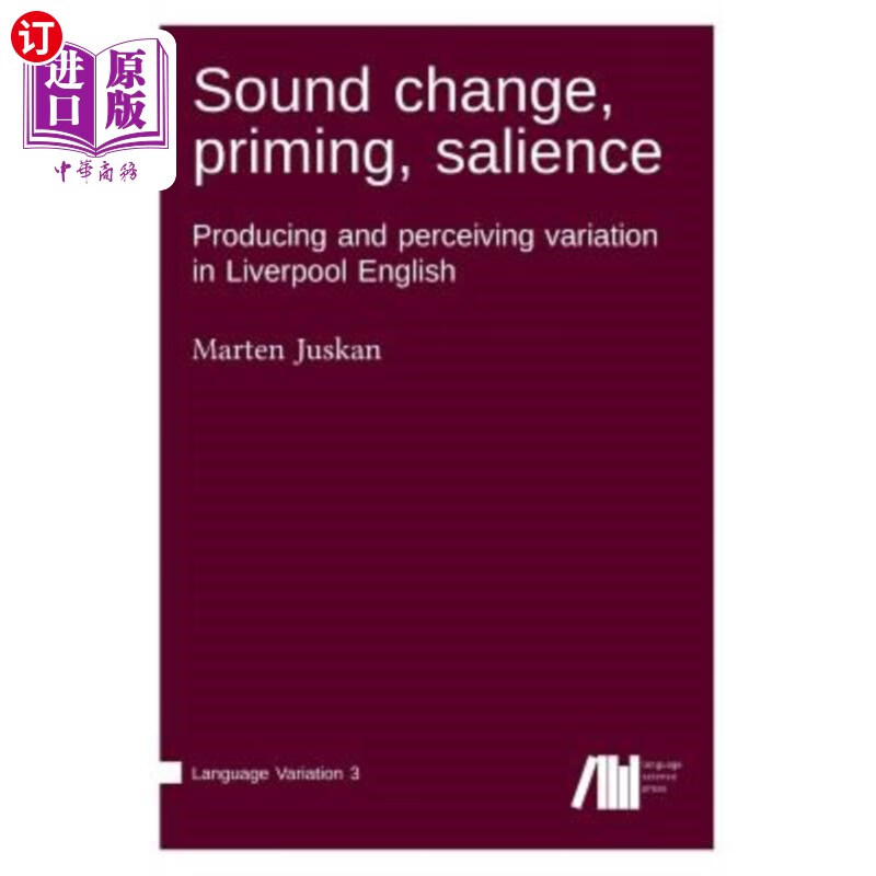 海外直订sound change, priming, salience 声音变化,启动,突出