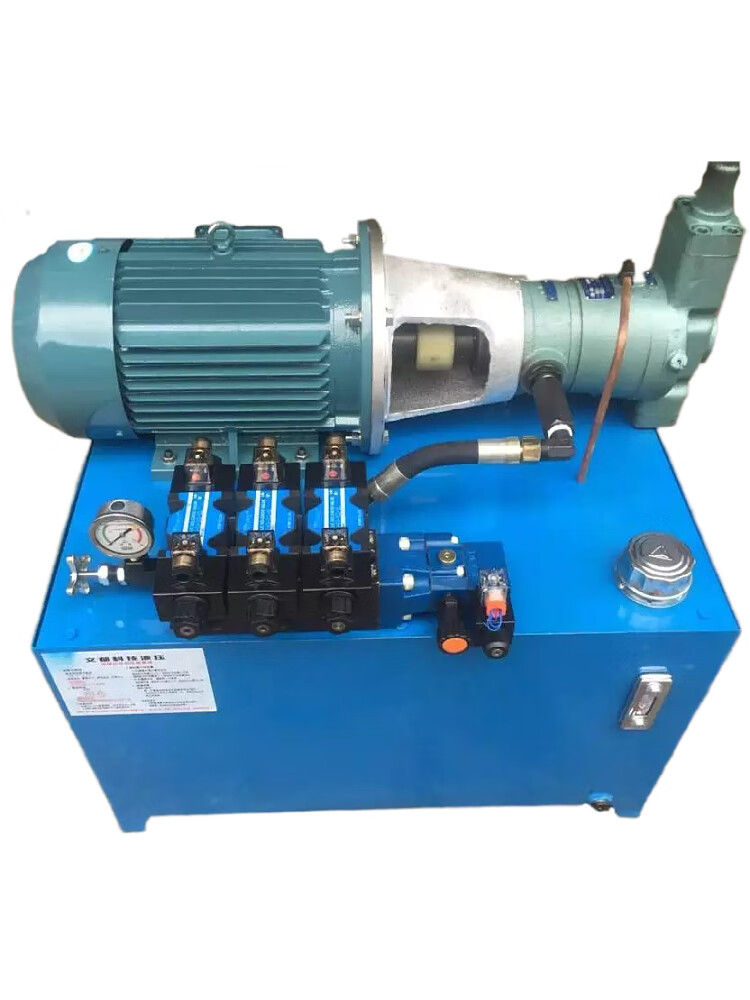 5mpa高压柱塞泵液压站泵站伺服油压机电磁阀液压系统总成油站 7.