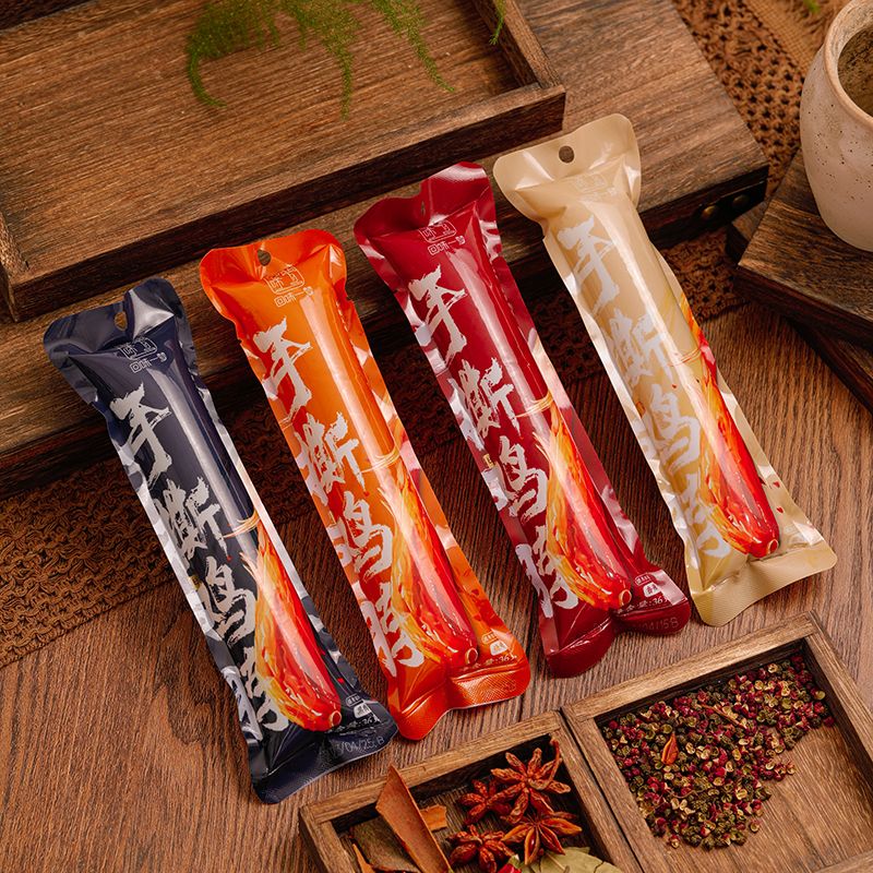 回味一夢(mèng)【一斤裝】整根手撕雞脖網(wǎng)紅休閑追劇小零食氮氣鎖鮮烤脖 [一斤裝]混合口味 1條*1袋 [回味一夢(mèng)手撕雞脖]約13根
