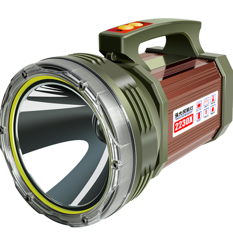 侶字P100強(qiáng)光手電筒氙充電超亮遠(yuǎn)射LED戶外大功率防水應(yīng)急手提探照燈 全新升級(jí)/2230G/L6燈芯/白光