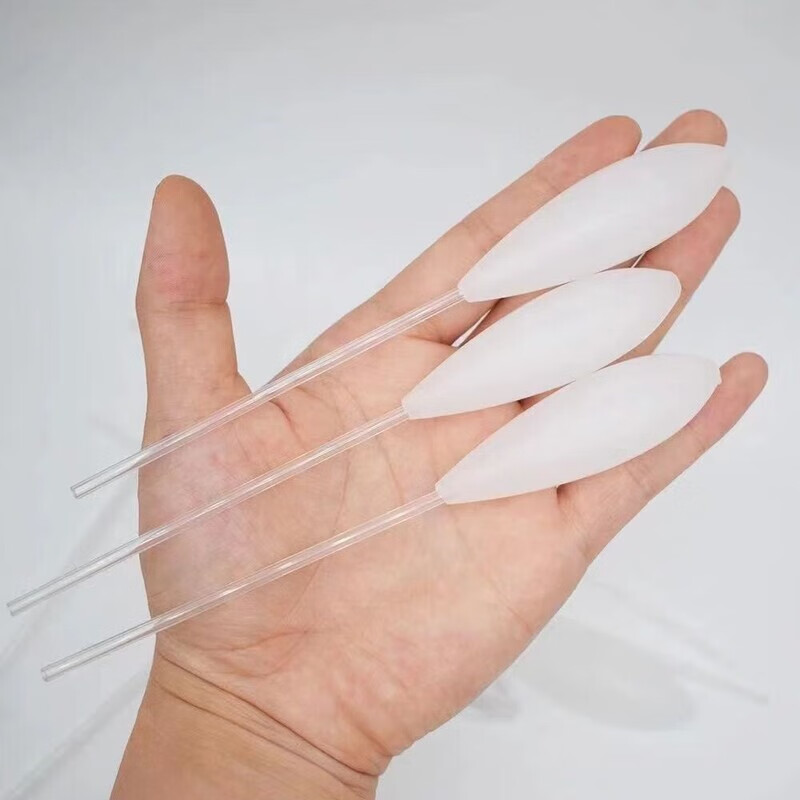 山头林村白色浮水助投器路亚抛器远投防缠绕管远投 6克浮水五枚