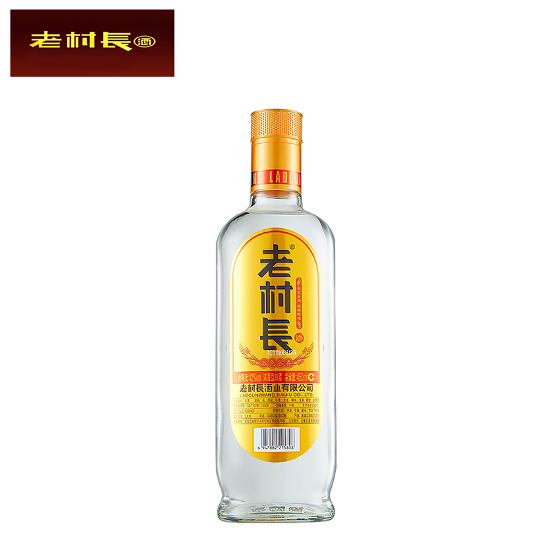 plus会员: 老村长 谷色谷香 浓香型白酒 42度 450ml*12瓶 整箱装