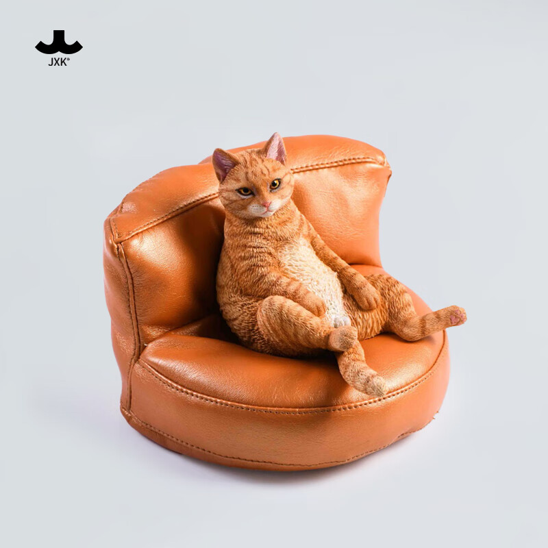 莫属模型(mmos x)jxk仿真懒橘猫模型田园三花小猫咪周边宠物仿生手办