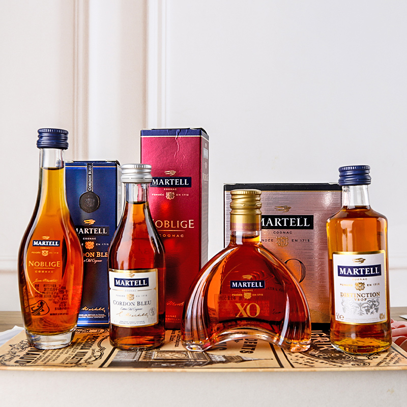 芝华士麦卡伦威士忌洋酒便利店调酒迷你酒版小酒 【b】马爹利白兰地(4