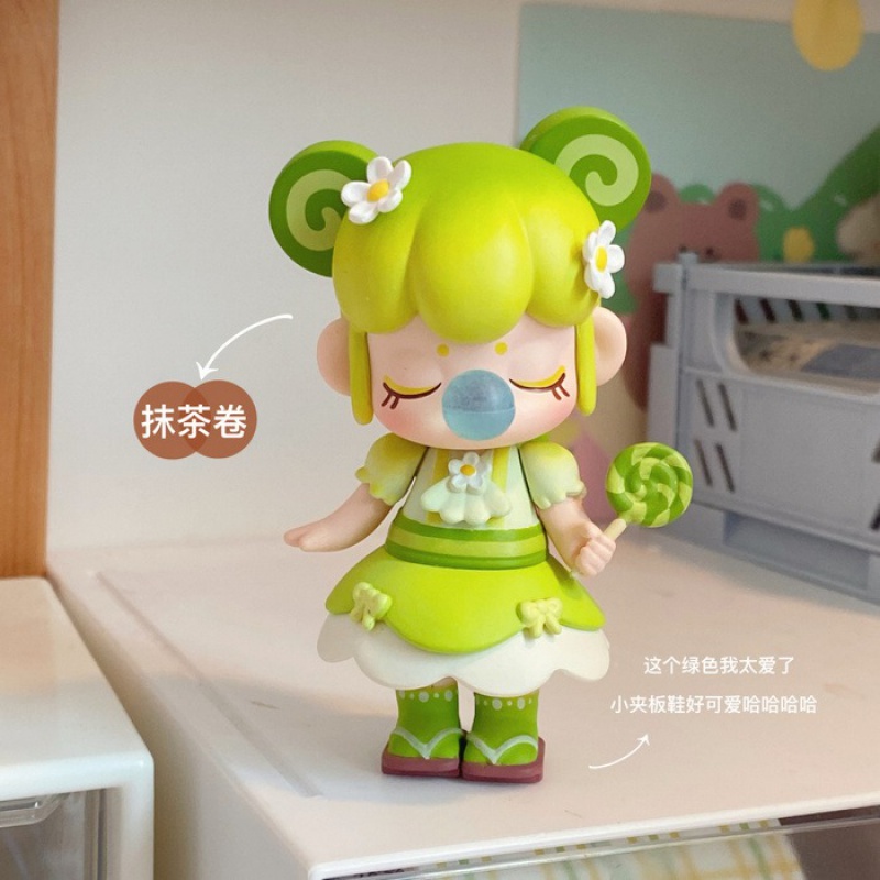 第四代盲盒 可爱少女心确认款 单个盲盒随机发 小隐藏-薄荷冰沙 拆开