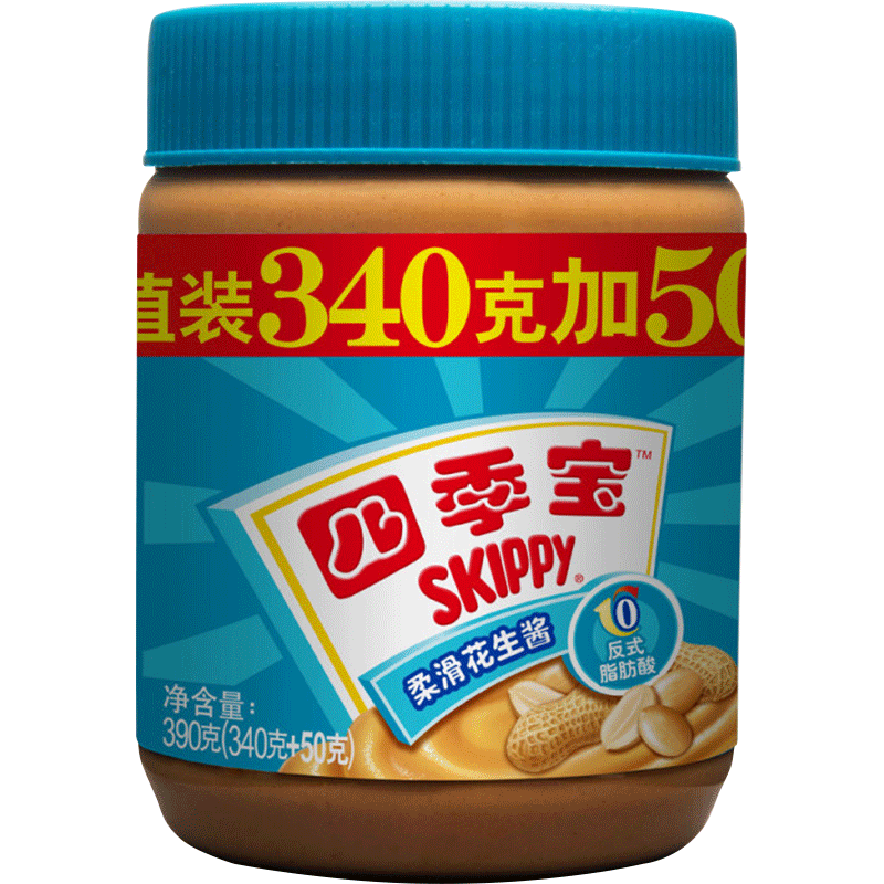 �ļ��� SKIPPY �Ử������ 340g+50g �������� �跹���潴32.04Ԫ��2��(��16.02Ԫ/��)