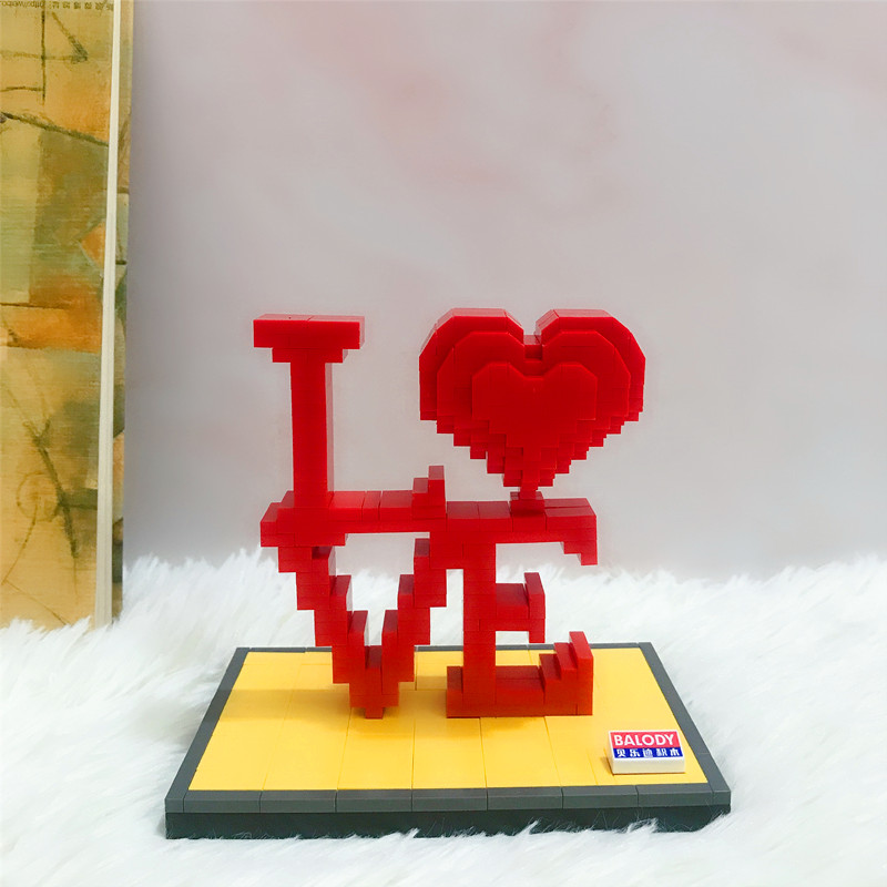 乐高(lego)爱心形拼装积木玫瑰花立体拼图玩具520情人节送男女朋友