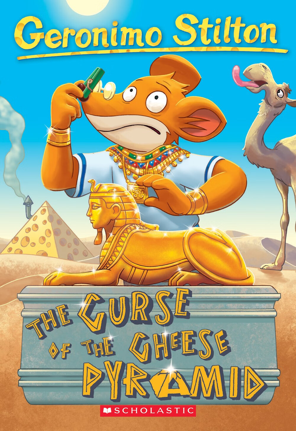 Geronimo Stilton #2: The Curse of the Cheese Pyramid老鼠记者系列2：奶酪金字塔的诅咒 英文原版 进口故事书