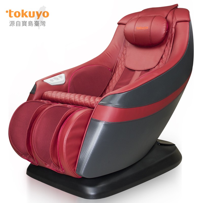 台湾tokuyo/督洋家用按摩椅小型全身多功能智能电动按摩椅懒人沙发椅 TC-298白红