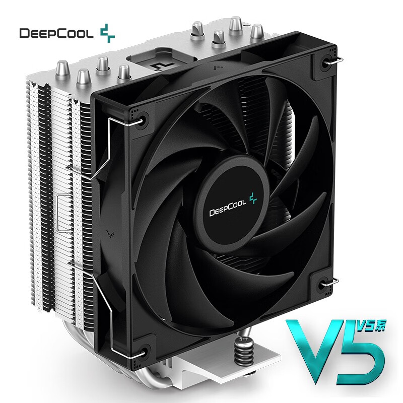 九州风神冰凌MINI/ 玄冰400 /AG400 V5/台式电脑CPU散热器静音风扇12代1700 玄冰400 V5 无光版
