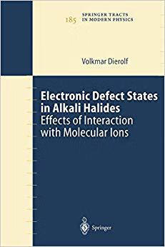 预订 electronic defect states in alkali halides