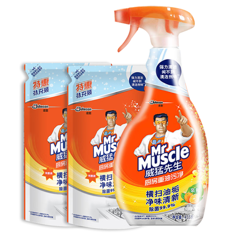Mr Muscle۾ȥȥǿ䲹װζ ۼ455g+420g*2װ21.9Ԫ