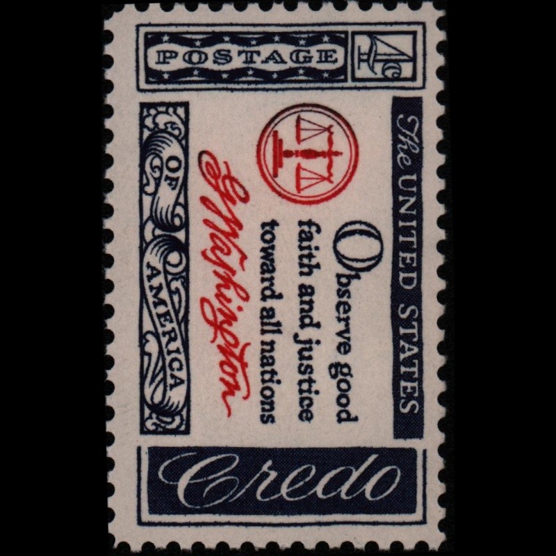 东吴收藏 集邮 美国邮票 按照年份排序 之九 1960-1e 名人名言