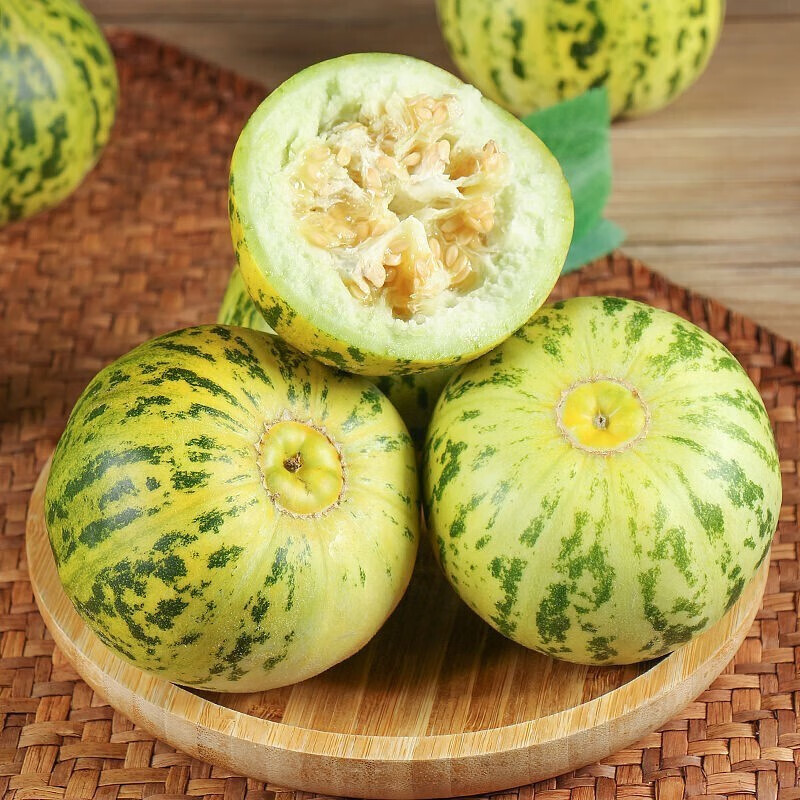 青尊园东北花姑娘香瓜新鲜当季水果脆甜多汁八里香甜瓜 3斤 精选装