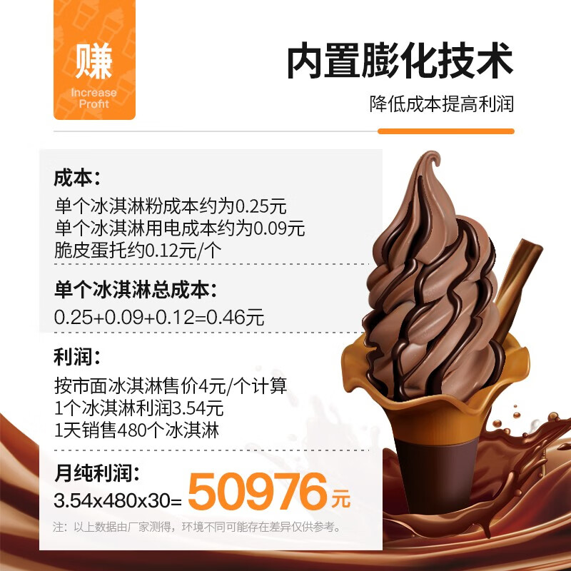 志高(CHIGO)冰淇淋机商用冰激淋机立式台式小型全自动软商用不锈钢雪糕机圣代甜筒机 旗舰款 预冷保鲜(BJ218SER1B)