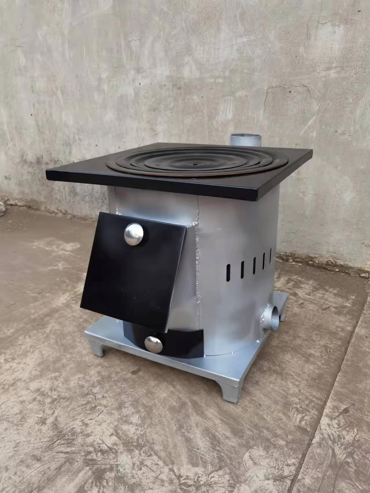 允和美柴火猛火炉气化炉移动大灶台烟筒室内取暖户外做饭烧木柴农村