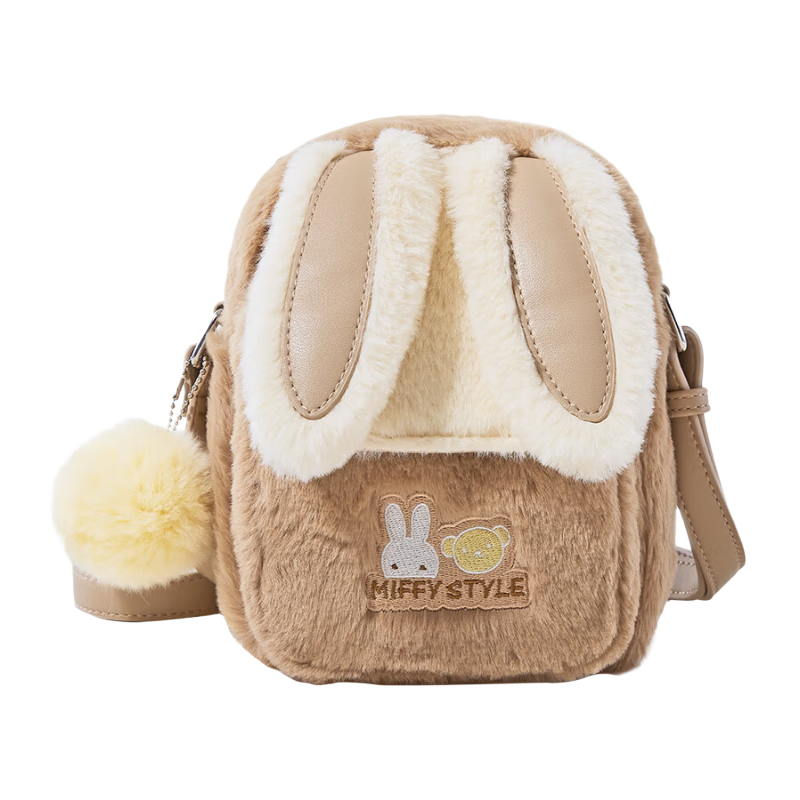 �׷ƣ�MIFFY��б���Ů�߼��е������С����ë�ް���������ɰ����ö�����Ҽ� ����ɫ 153Ԫ