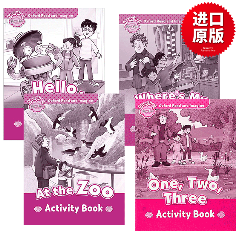 牛津阅读与想象初级练习册4册 Oxford Read and Imagine Starter 英文原版儿童读物 英文版 进口英语原版书籍