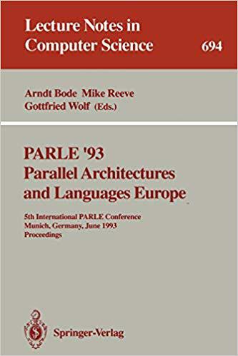 预订 parle 93 parallel architectures and languages europe