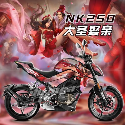 琦栗适配nk650版画春风250/150 400贴花改装车身贴车贴纸加厚防水拉花