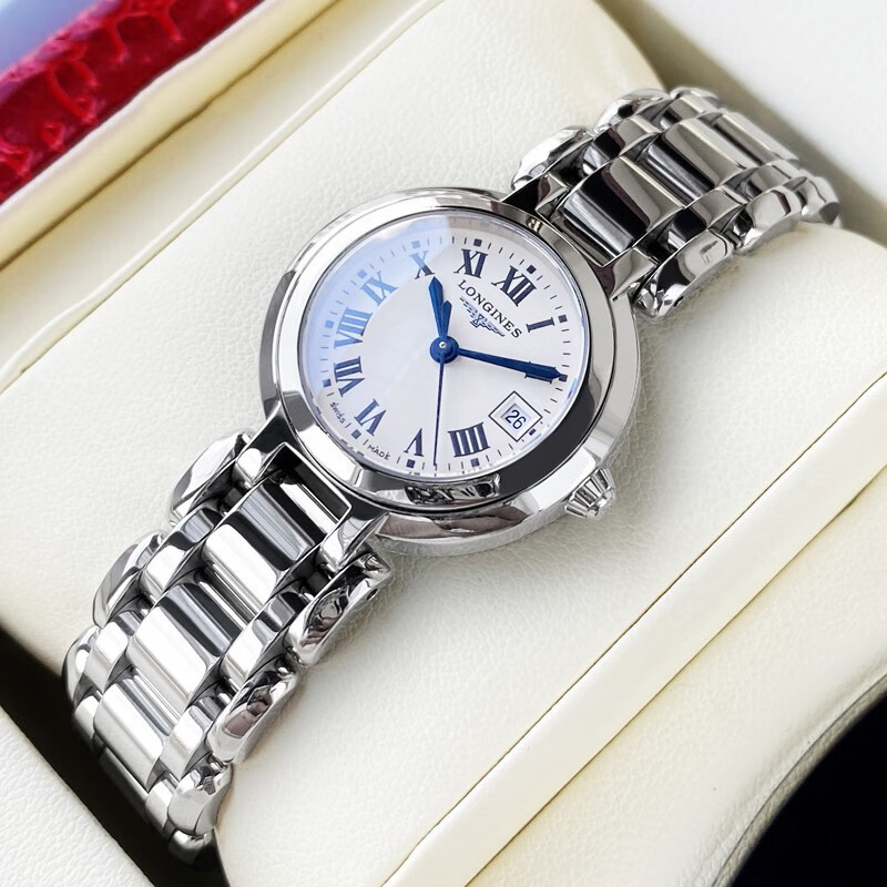 【二手95新】浪琴(longines)系列优雅女士手表时尚镶钻石英/机械腕表