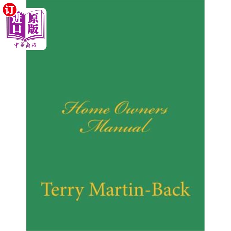 海外直订home owners manual 业主手册