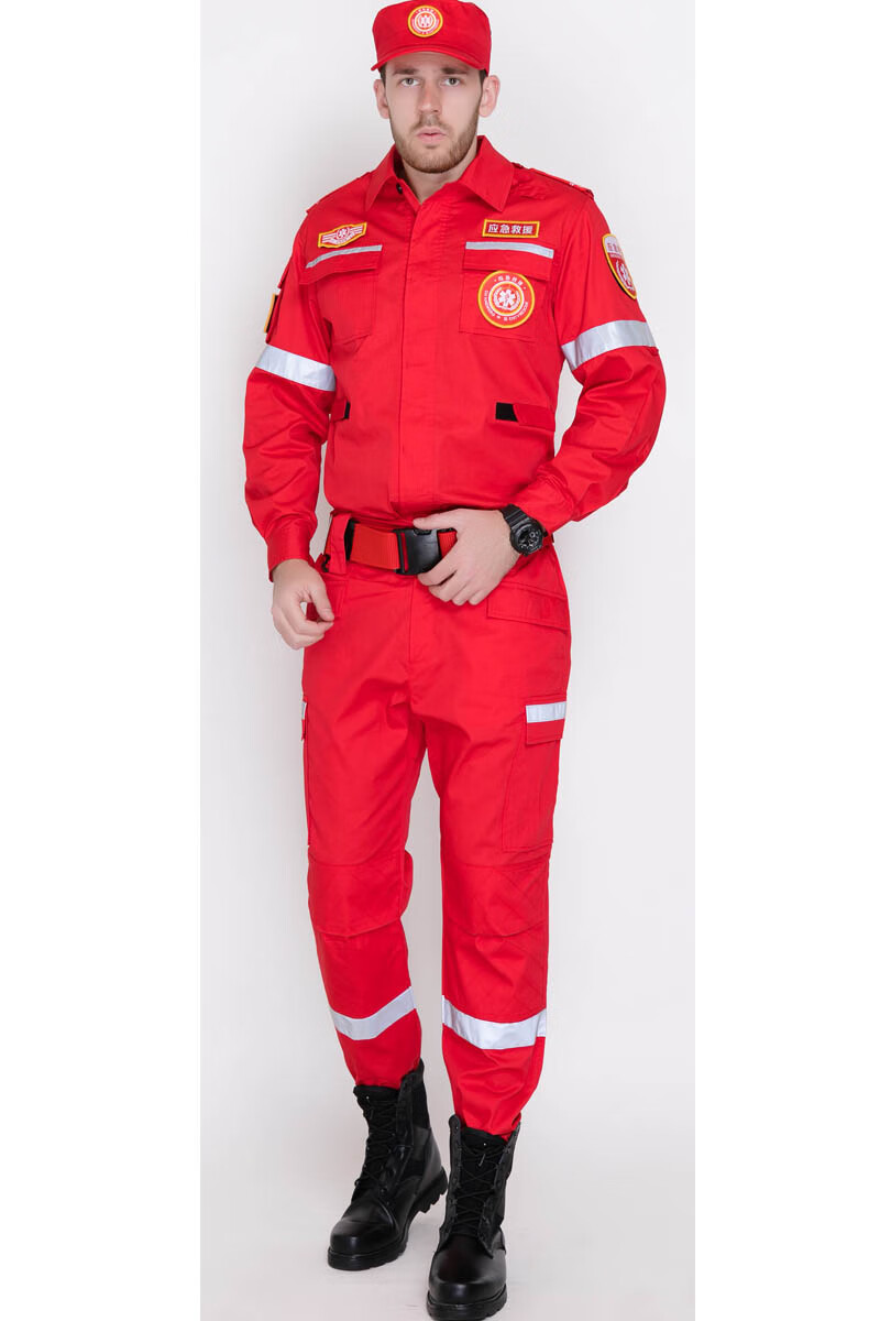 应急救援服防静电套装新款作训服消防服救灾耐磨工作服紧急搜救抢险服
